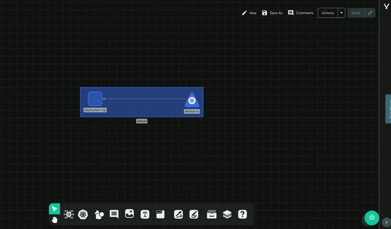 Relationships Layers Panel
